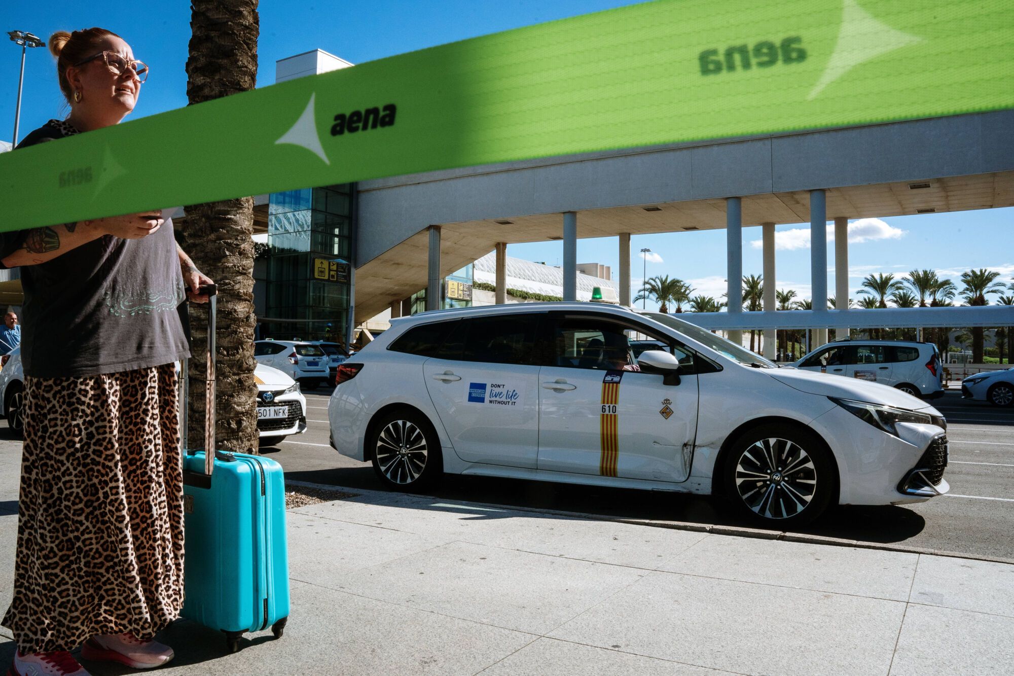 Taxis aeropuerto de Palma Son Sant Joan - Nueva parada de taxis - Obras aeropuerto