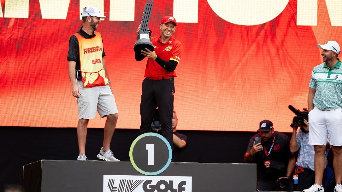 Sergio Garcia, ganador del LIV Golf Hong Kong