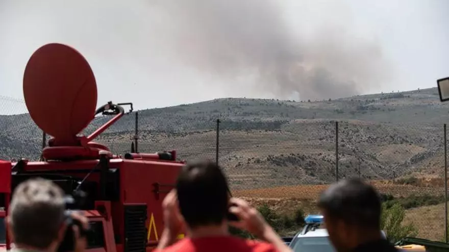 Vídeo | Así es el incendio en Ejulve, en Teruel, que ha quemado más de 1.000 hectáreas.