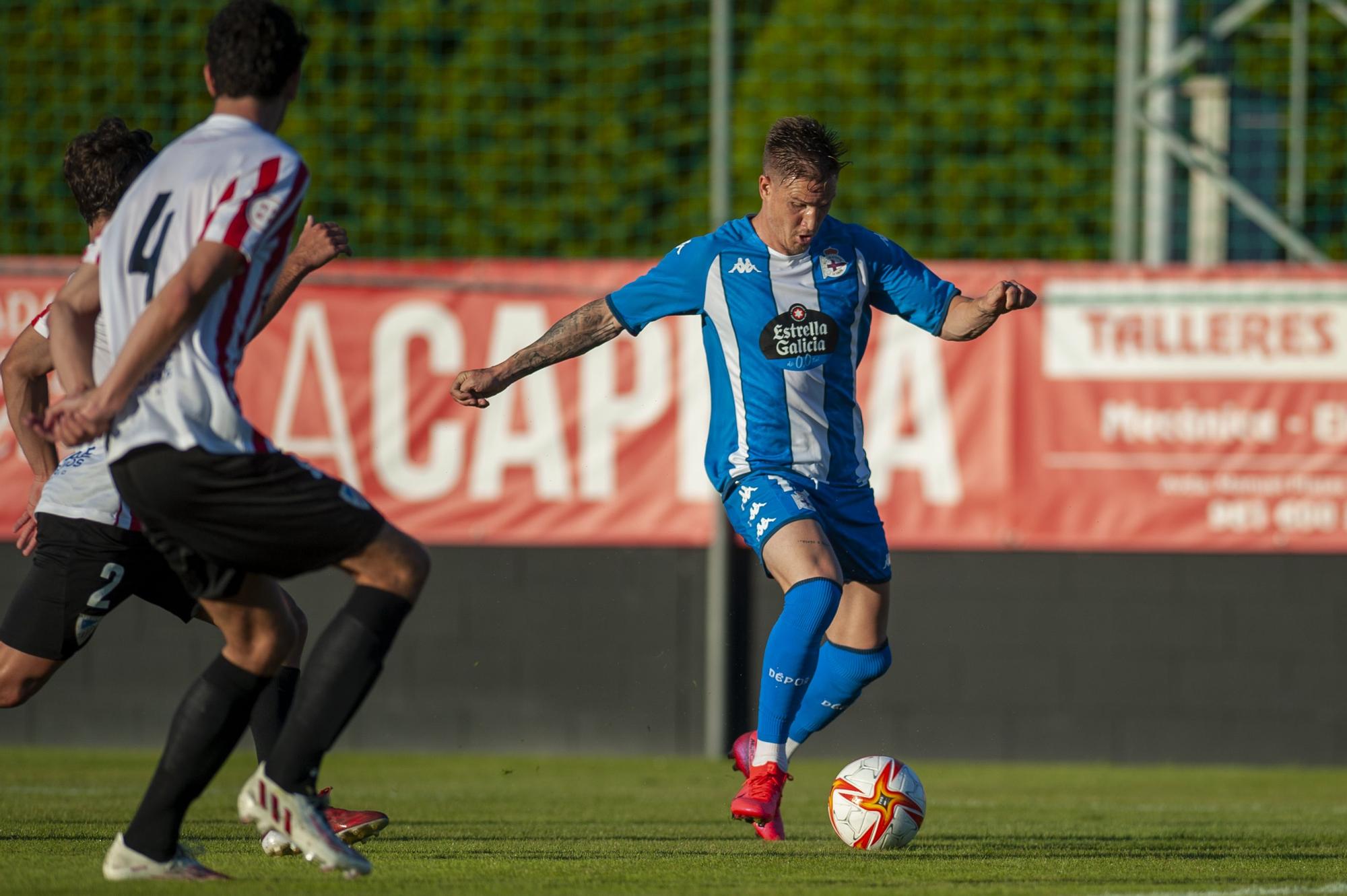 Las imágenes del debut del Deportivo en pretemporada, ante el Atlético Arteixo.