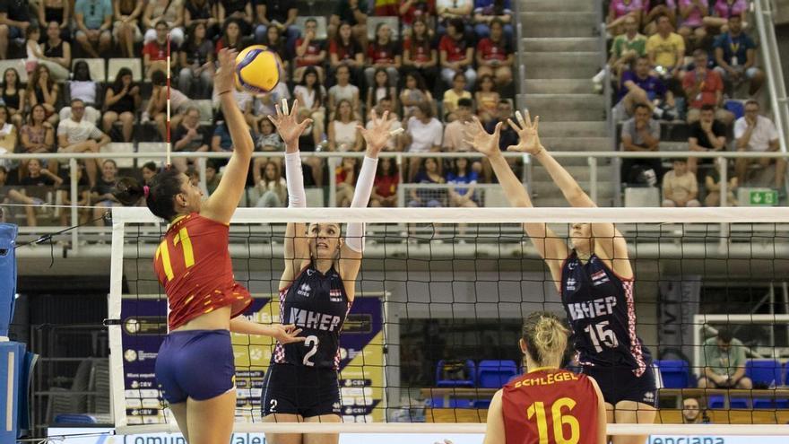 España llega a Alicante invicta en la Liga Europea de voleib