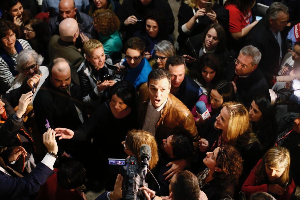 Pedro Sánchez en Castelló