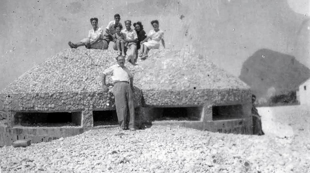 La casamata del Primer Muntanyar; se demolió en los años 80 y ahora se han desenterrado sus cimientos