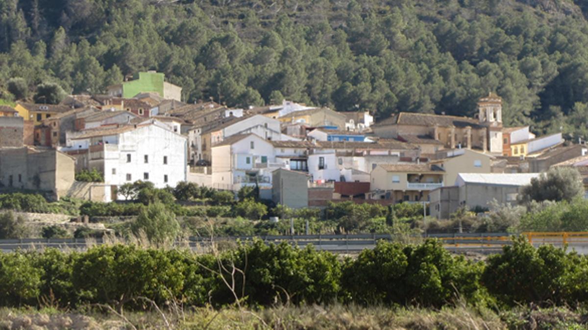 La localidad de Terrateig, en la Vall d'Albaida.