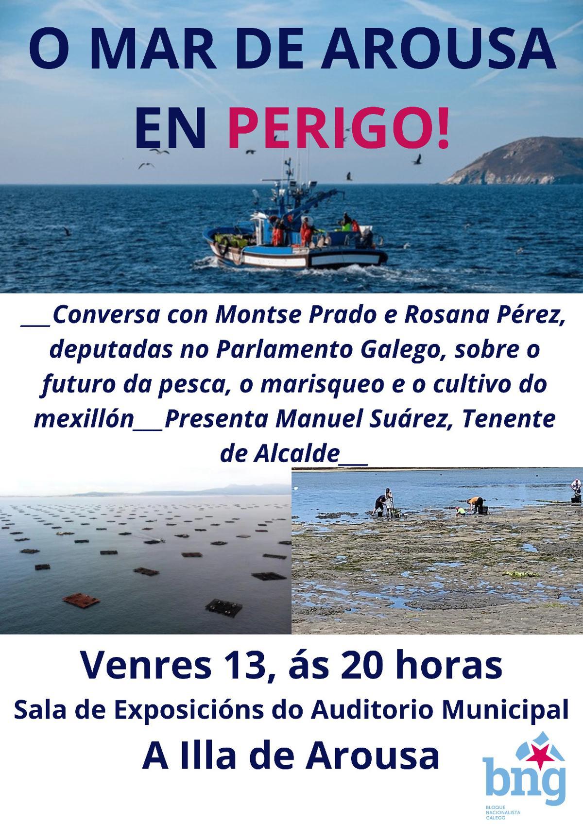Una convocatoria del BNG.