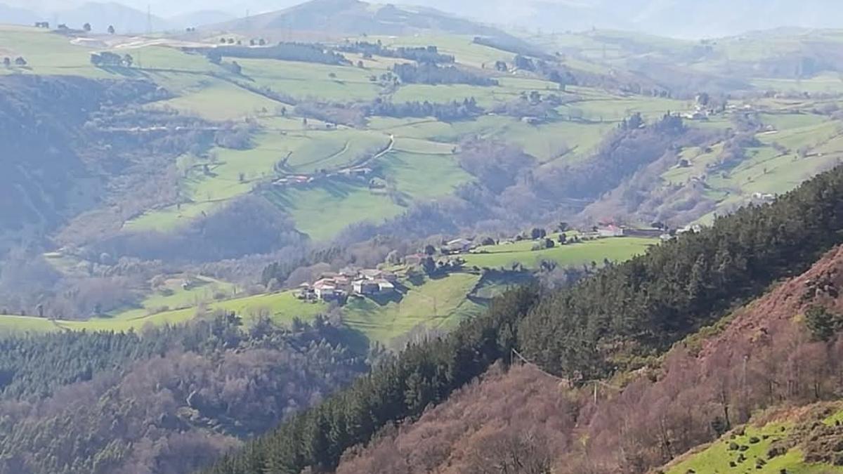 Vista del pueblo de Casandresín.