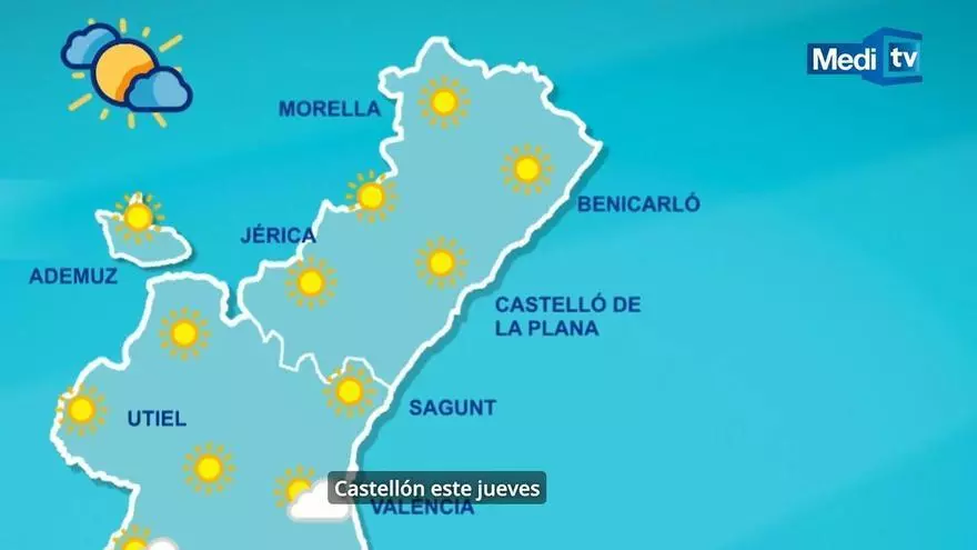 El tiempo | Previsión para mañana jueves en Castellón