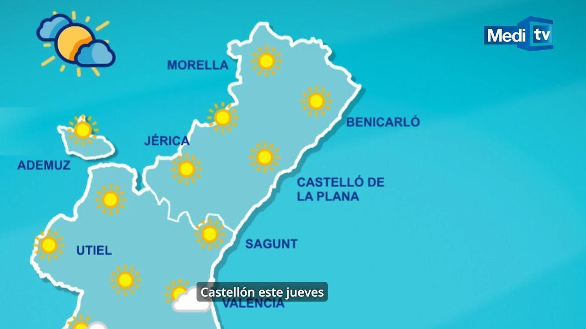 El tiempo | Previsión para mañana jueves en Castellón