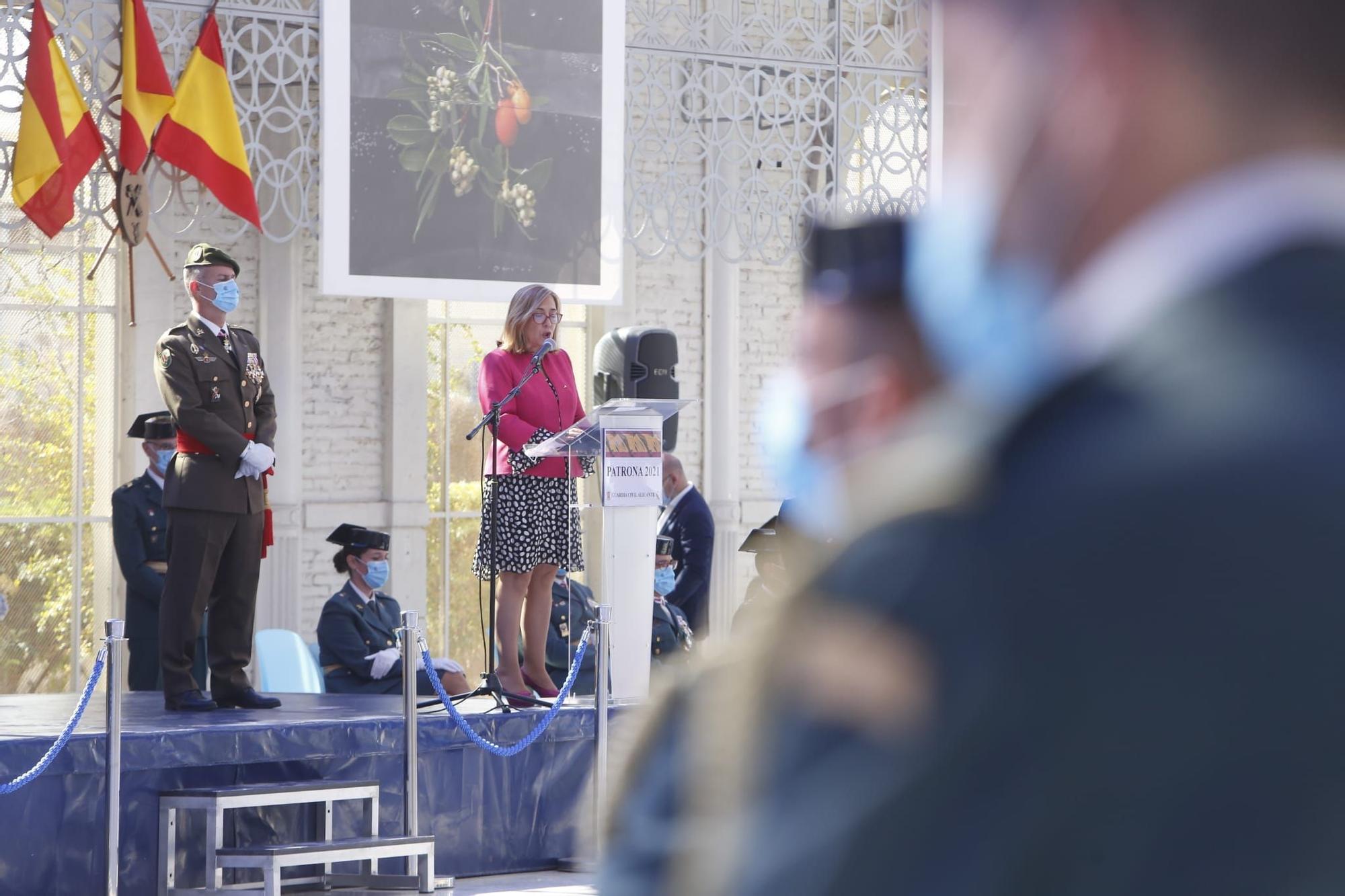 Alicante rinde homenaje a la patrona de la Guardia Civil