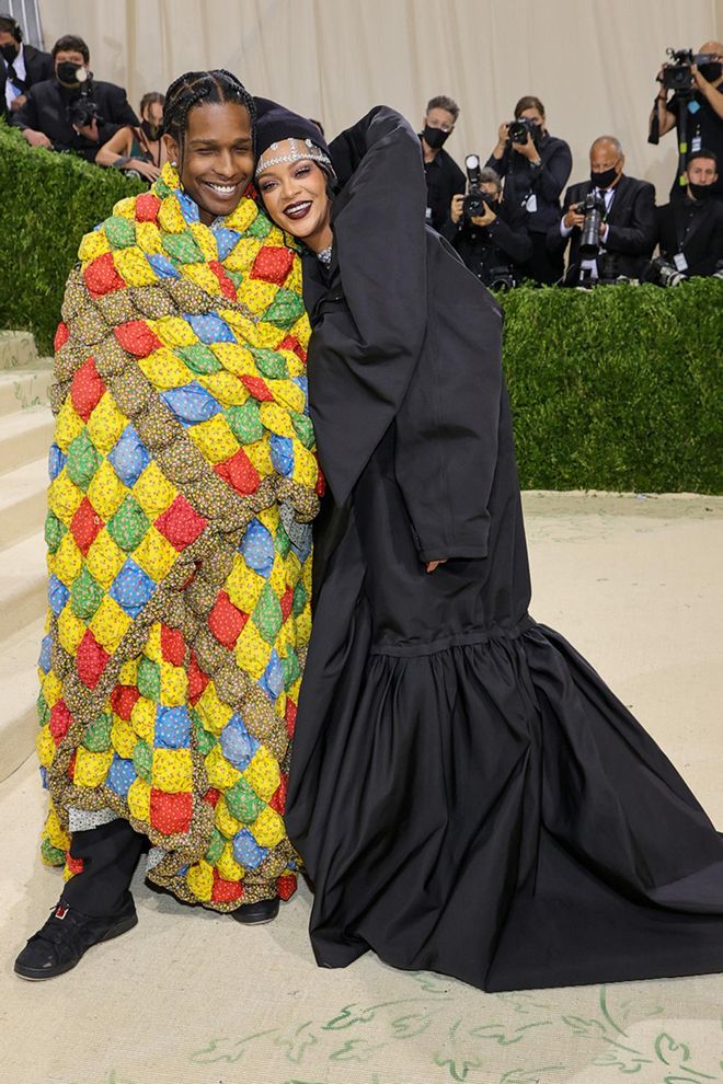 Rihanna y A$AP Rocky en la Gala MET 2021