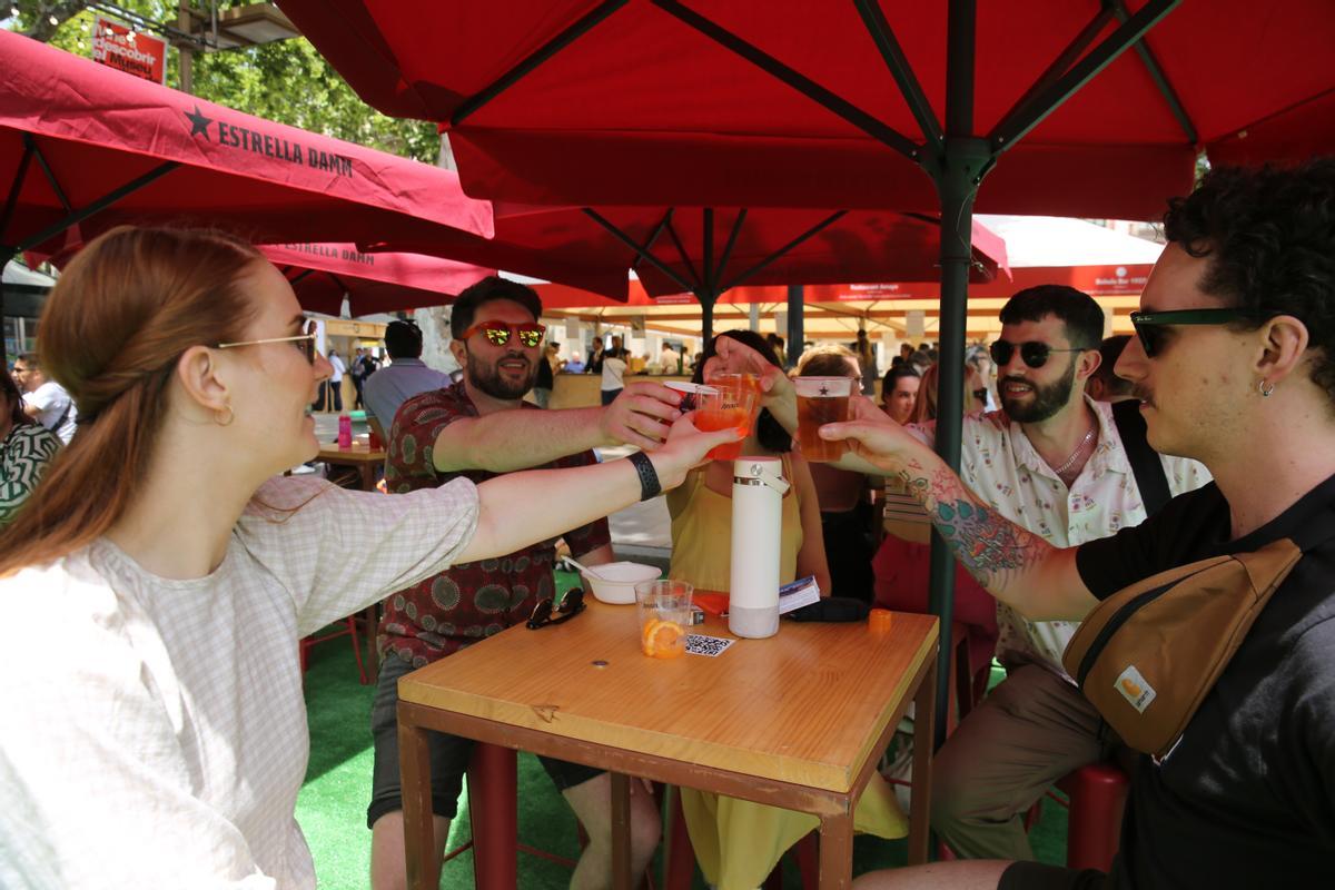 Ambiente en el primer día del Tast a la Rambla.