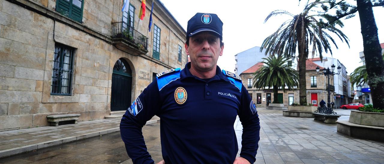 Maximino Cid Ferro es el sargento jefe de la Policía Local de Cambados, ahora en comisión de servicios en Ourense