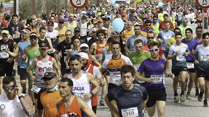 Un momento de la salida de la carrera reina de 2018, que partió de Vila.