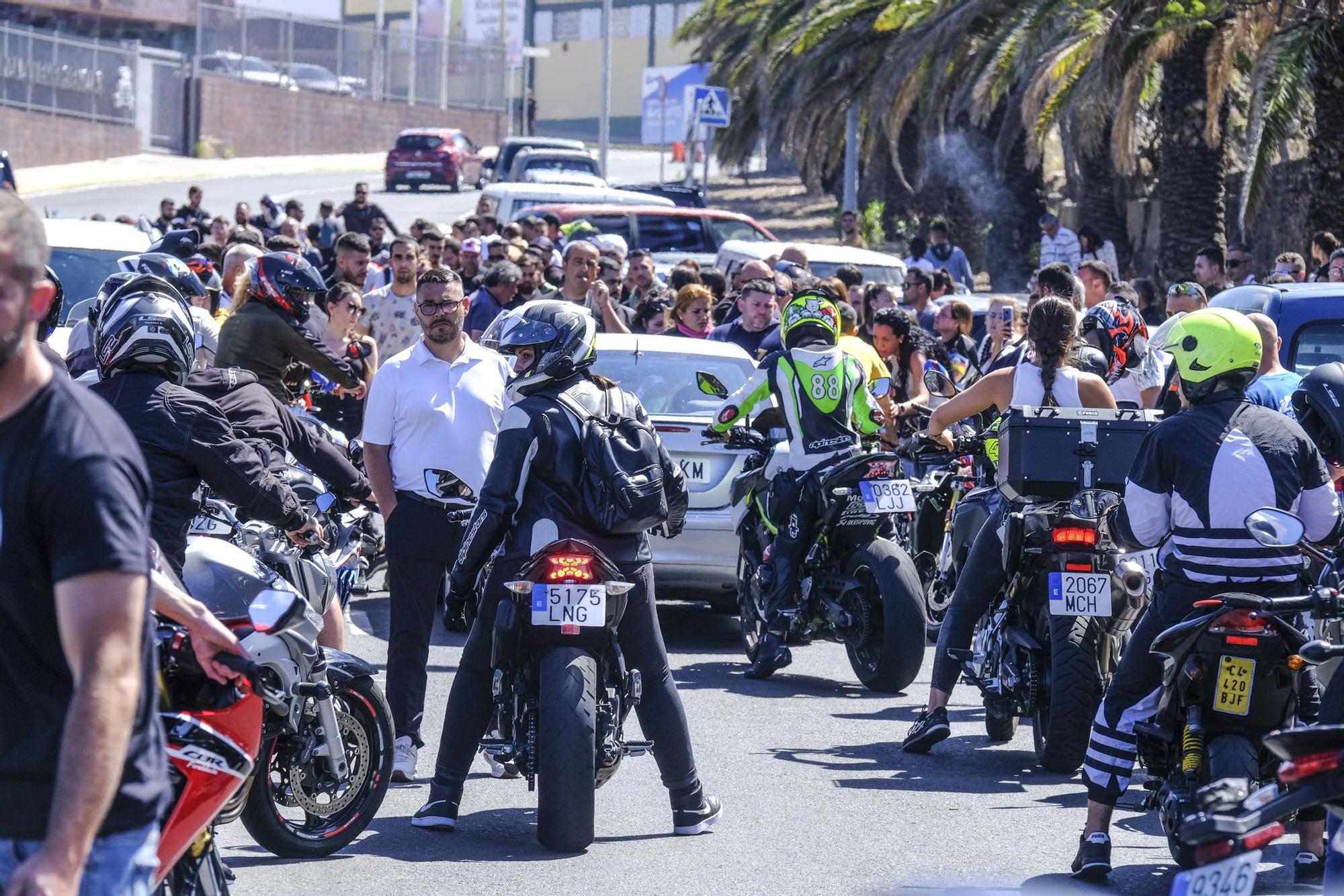 Homenaje a los moteros fallecidos