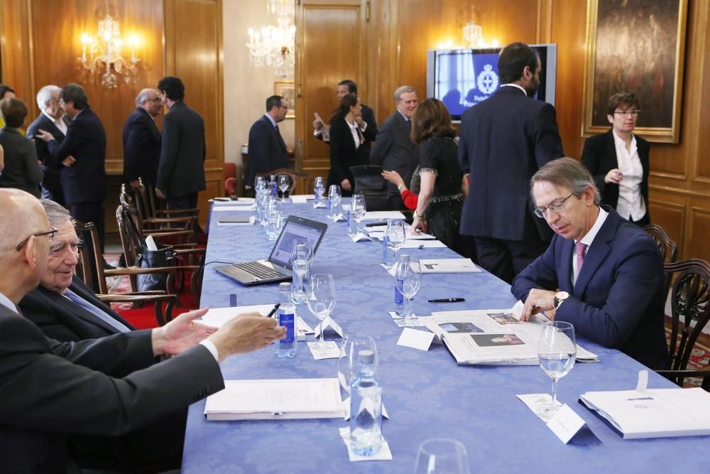 Reunión del jurado del premio "Princesa de Asturias" de Comunicación y Humanidades