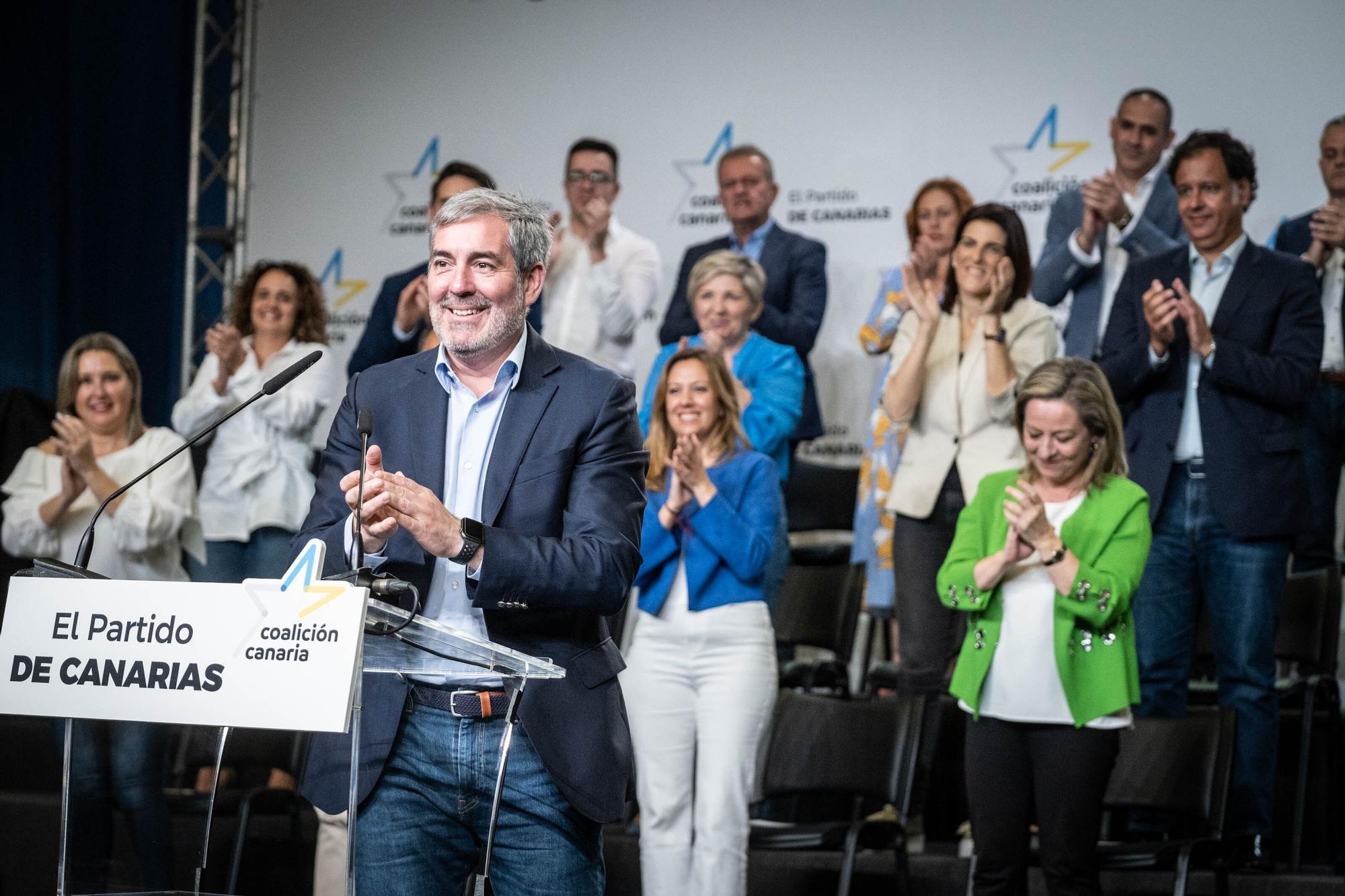 Candidaturas de Coalición Canaria en Tenerife.