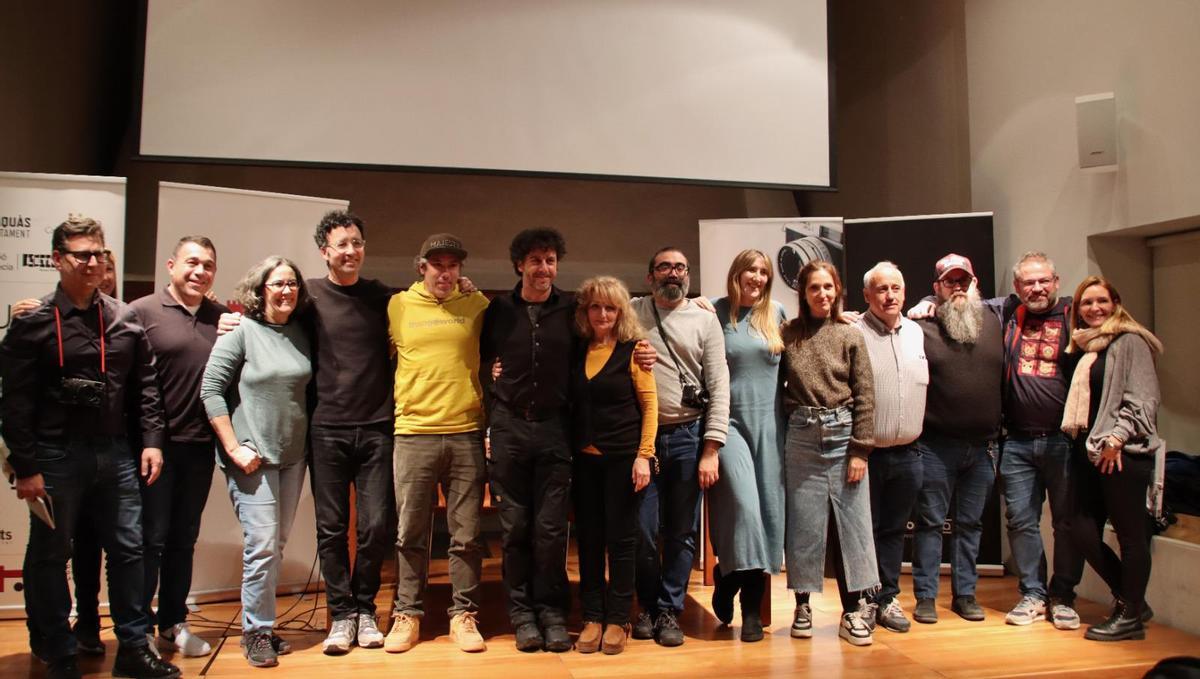 Los profesionales invitados durante el festival celebrado en el Castell de Alaquàs