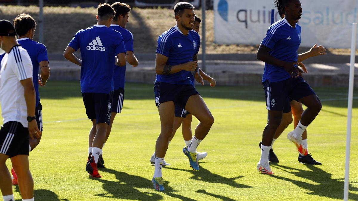 Narváez, durante un entrenamiento en la Ciudad Deportiva.