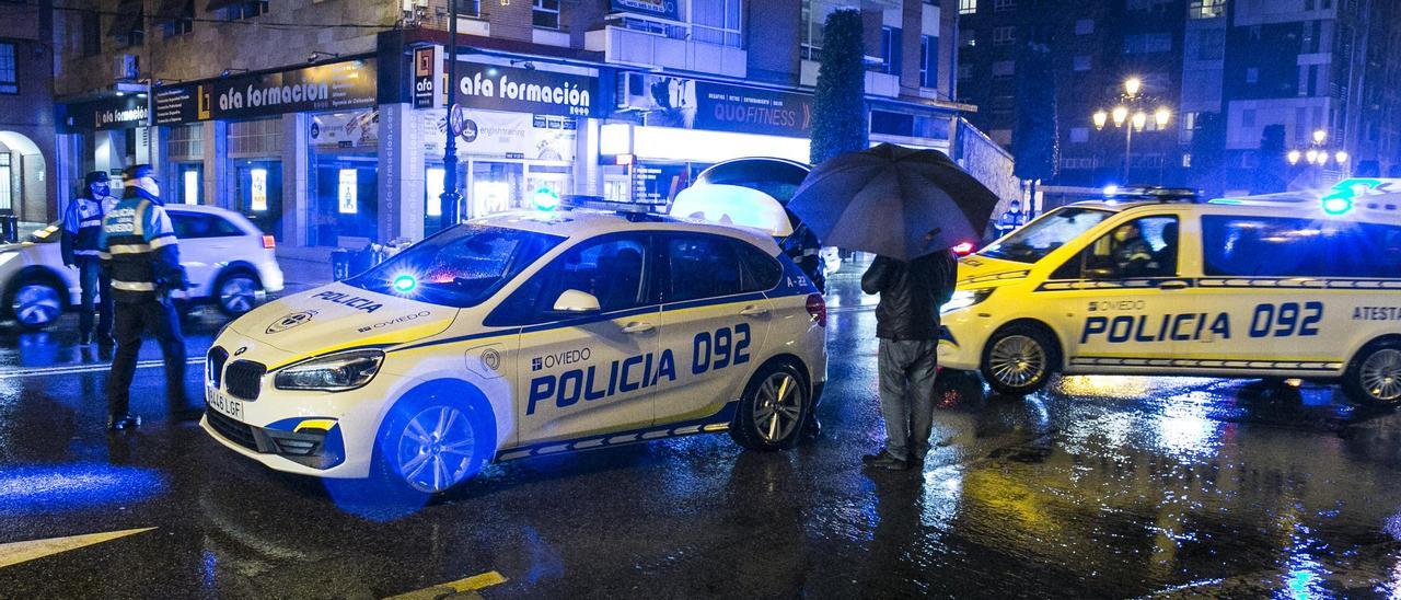 La Policía en el lugar del suceso