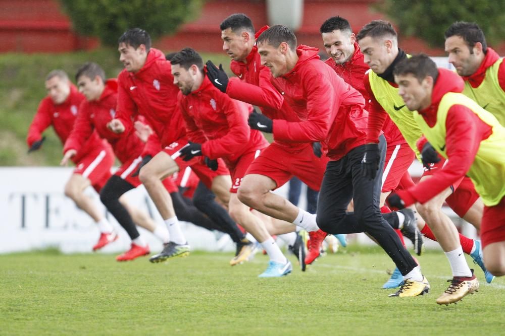 Entrenamiento del Sporting