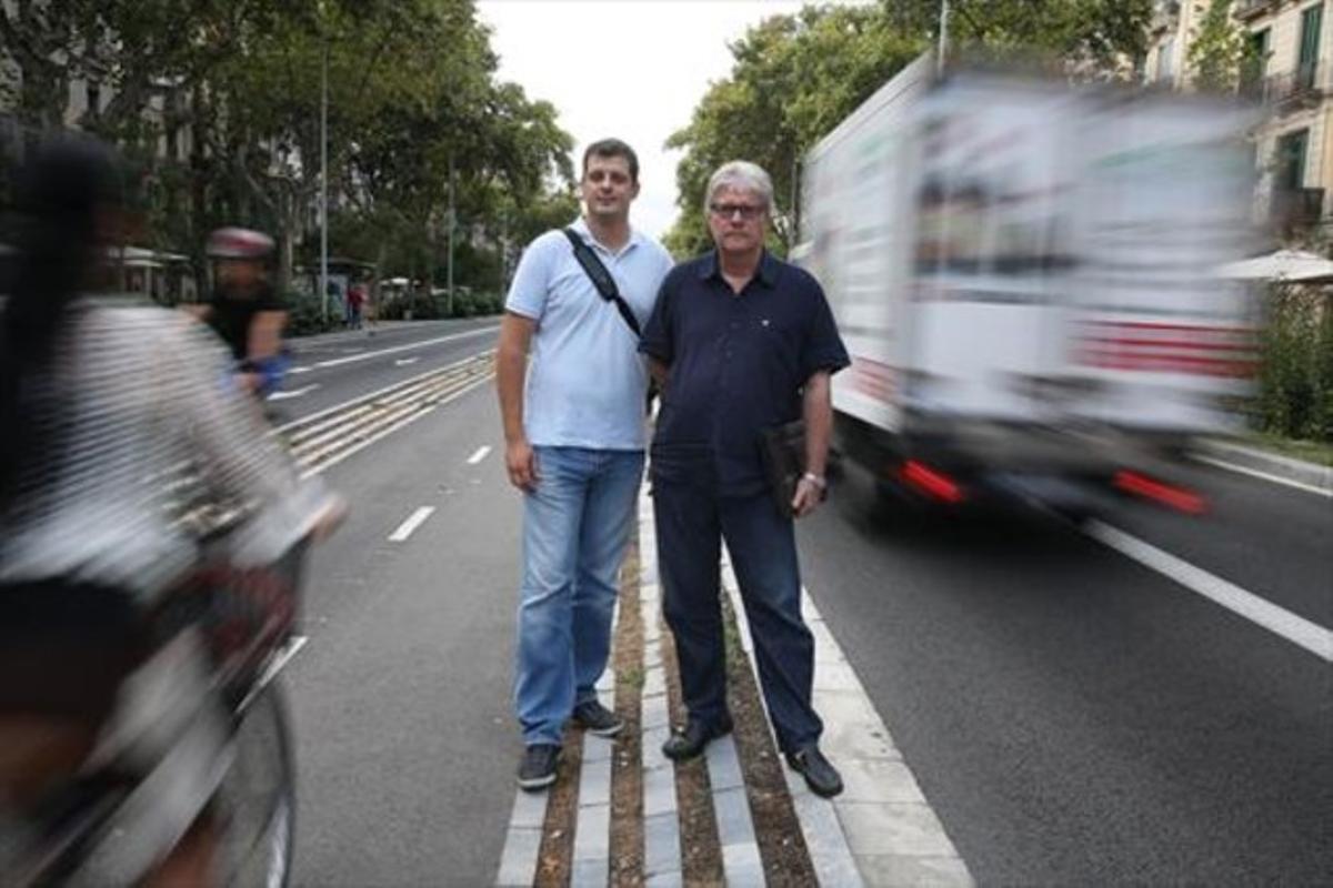 Vicenç Flores(dreta) i Àngel Gómez-Quintero, representants dels agents afectats. Vicenç Flores(dreta) i Àngel Gómez-Quintero, representants dels agents afectats.