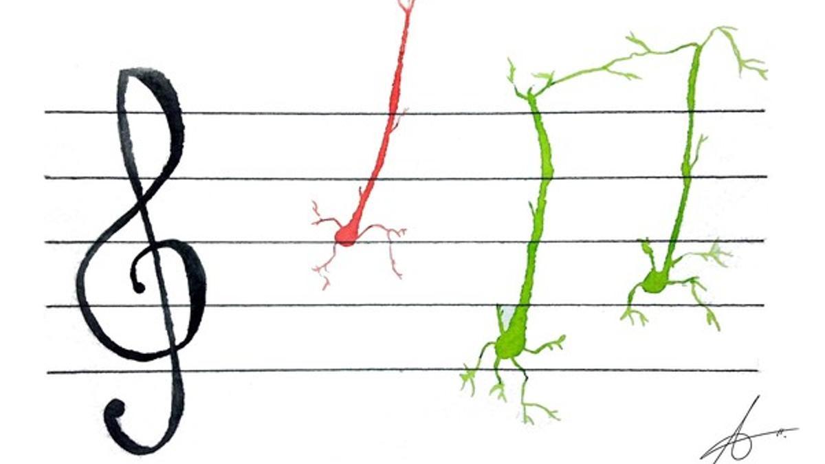 Neuronas que bailan , por Albert Barqué