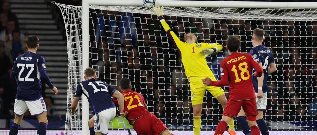Clasificación para la Eurocopa 2024: Escocia - España, en imágenes
