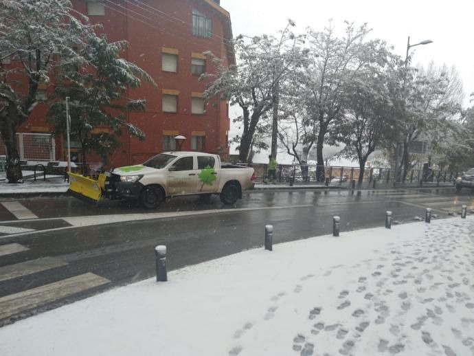 La neu arriba a La Cerdanya