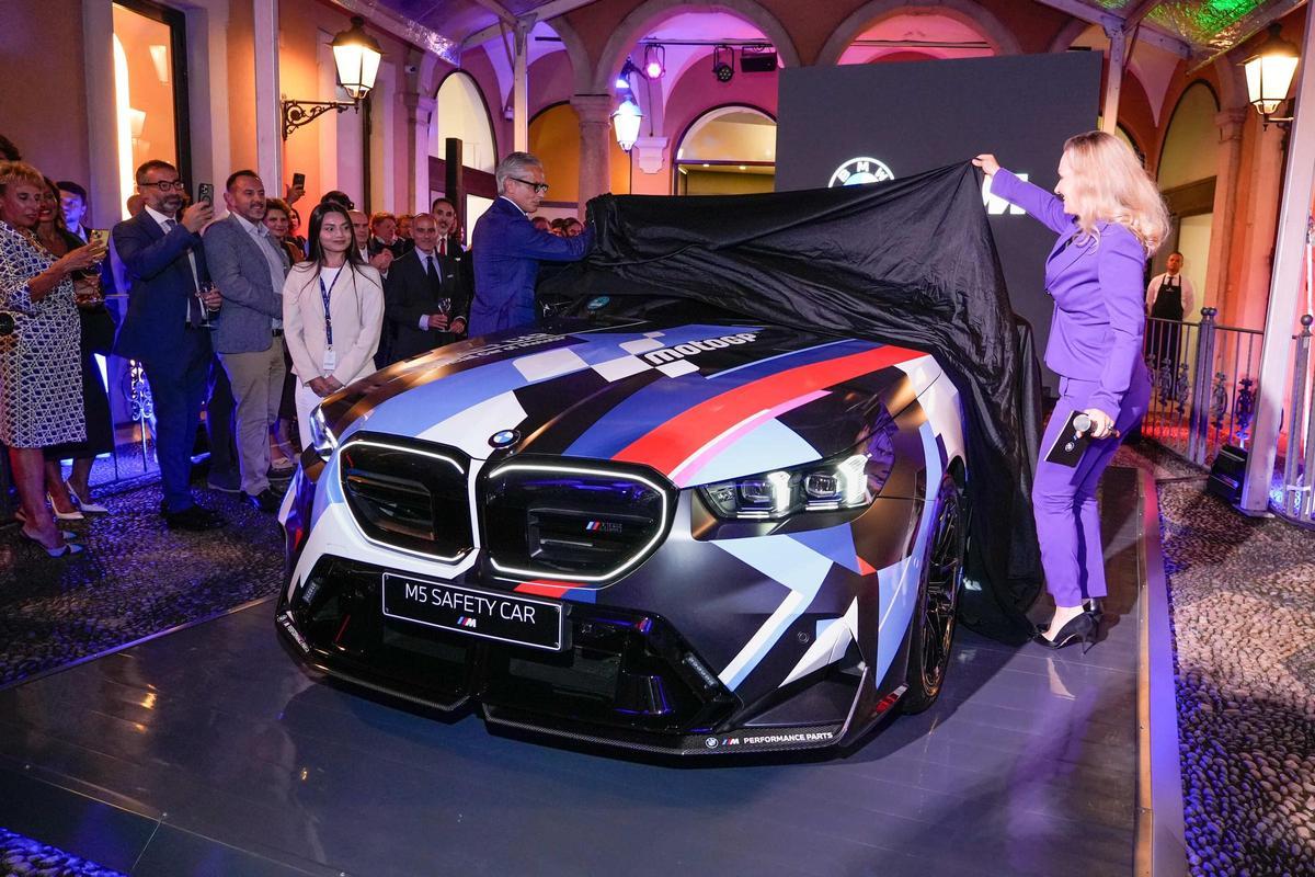 Presentado el nuevo BMW M5, safety car de MotoGP