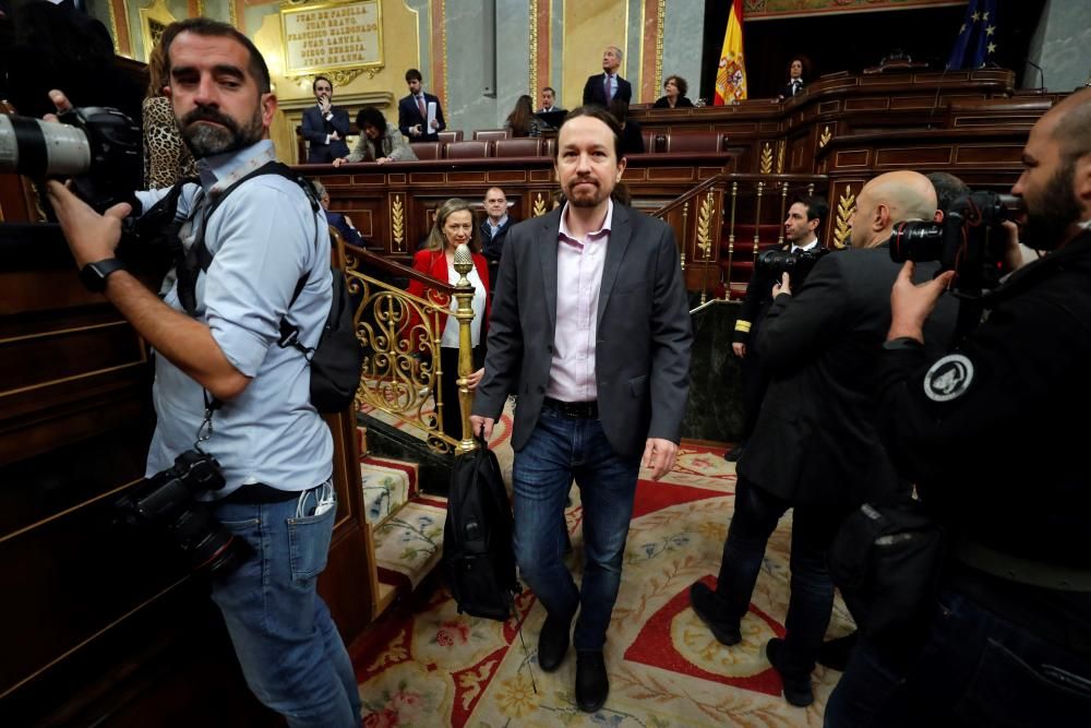 Primera jornada de la sesión de investidura de ...