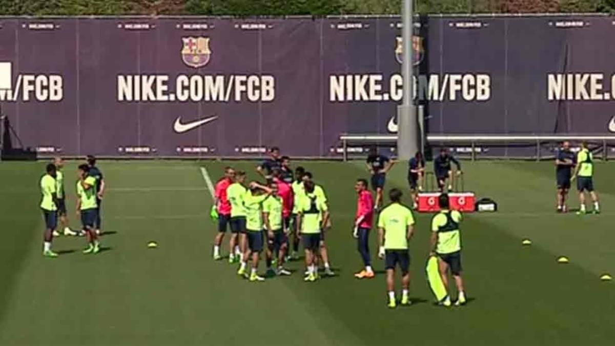 El Barcelona se ha entrenado en la Ciutat Esportiva antes de viajar a Gran Canaria