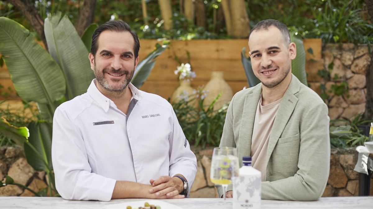 Mario Sandoval, chef ganador de dos estrellas Michelín y  Mario Villalón, coctelero con 2 premios nacionales FIBAR.