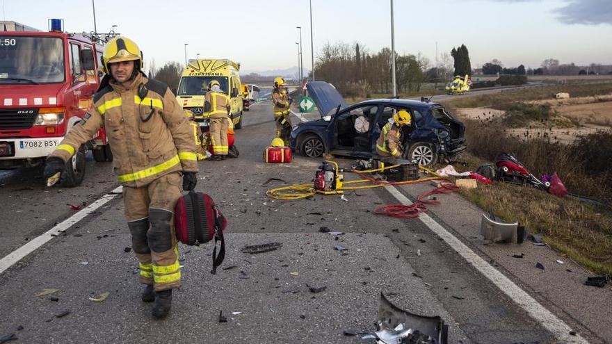 Les comarques gironines registren un accident de trànsit greu gairebé cada tres hores