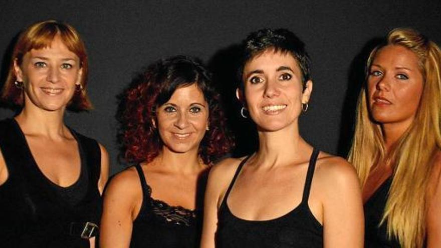 Les cantants de &quot;Nine&quot;, Bealia Guerra, Lu Fabrés, Mariona Castillo i Mònica Vives (d&#039;esquerra a dreta)