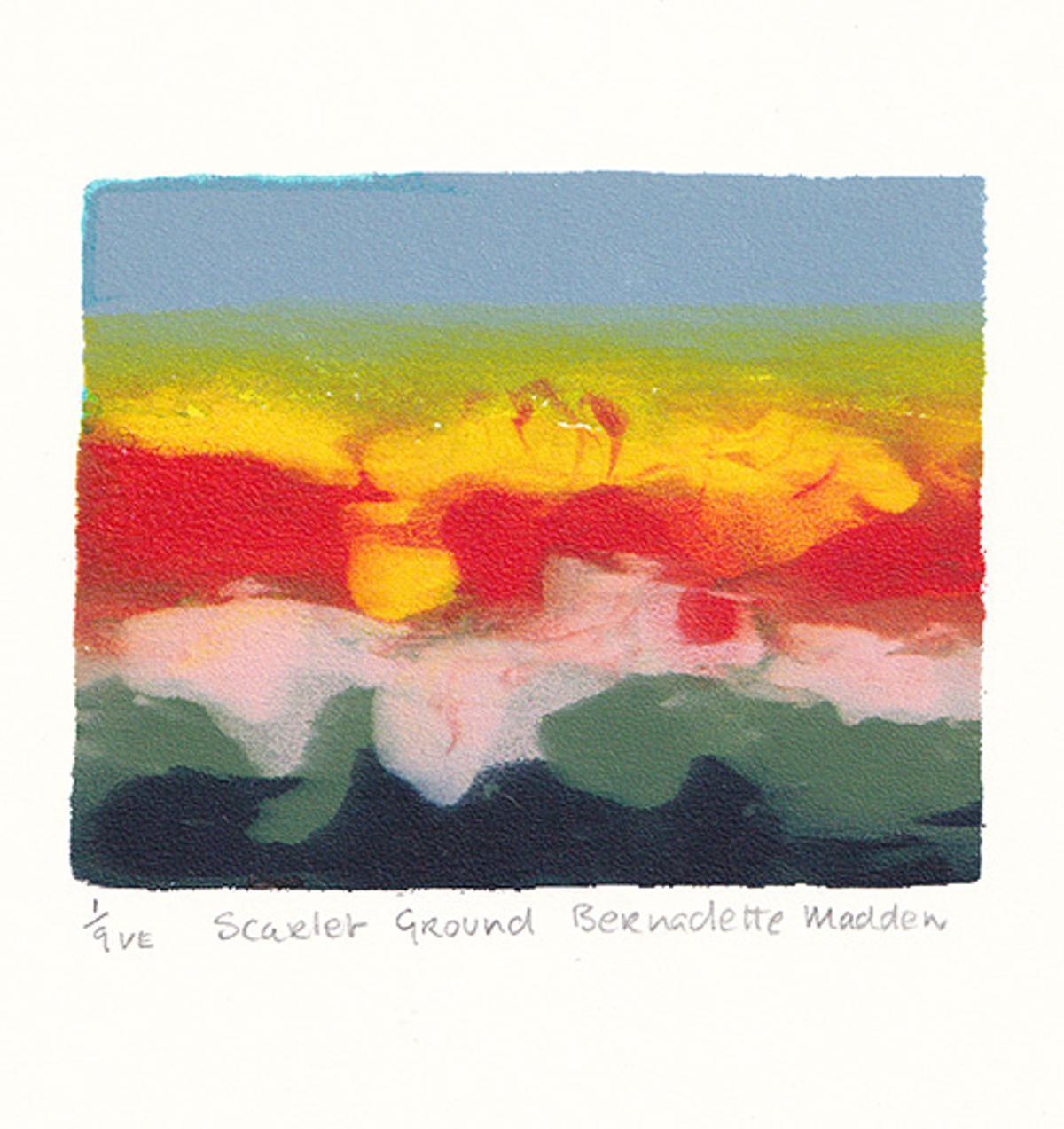 Mini Print Internacional de Cadaqus 2026/Scarlett ground, de Bernadette Madden Mini Print Internacional de Cadaqus 2026/Scarlett ground, de Bernadette Madden