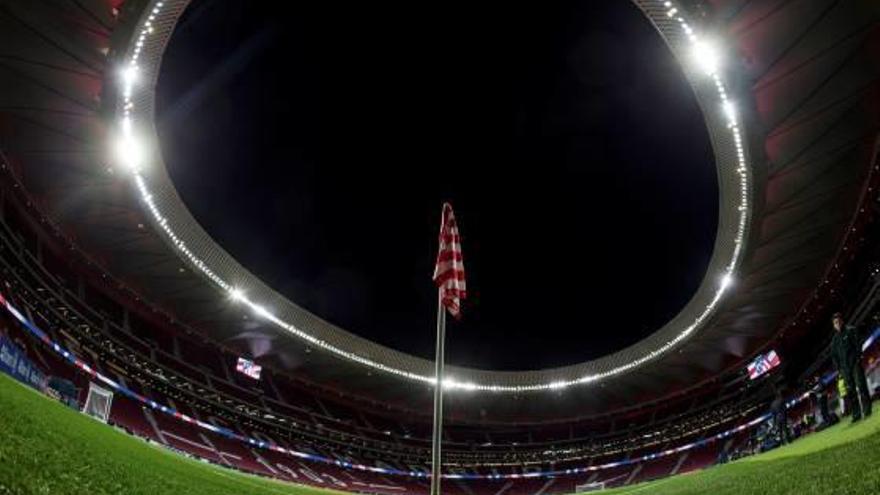 Panorámica del Wanda Metropolitano, donde jugará el miércoles el Elche.