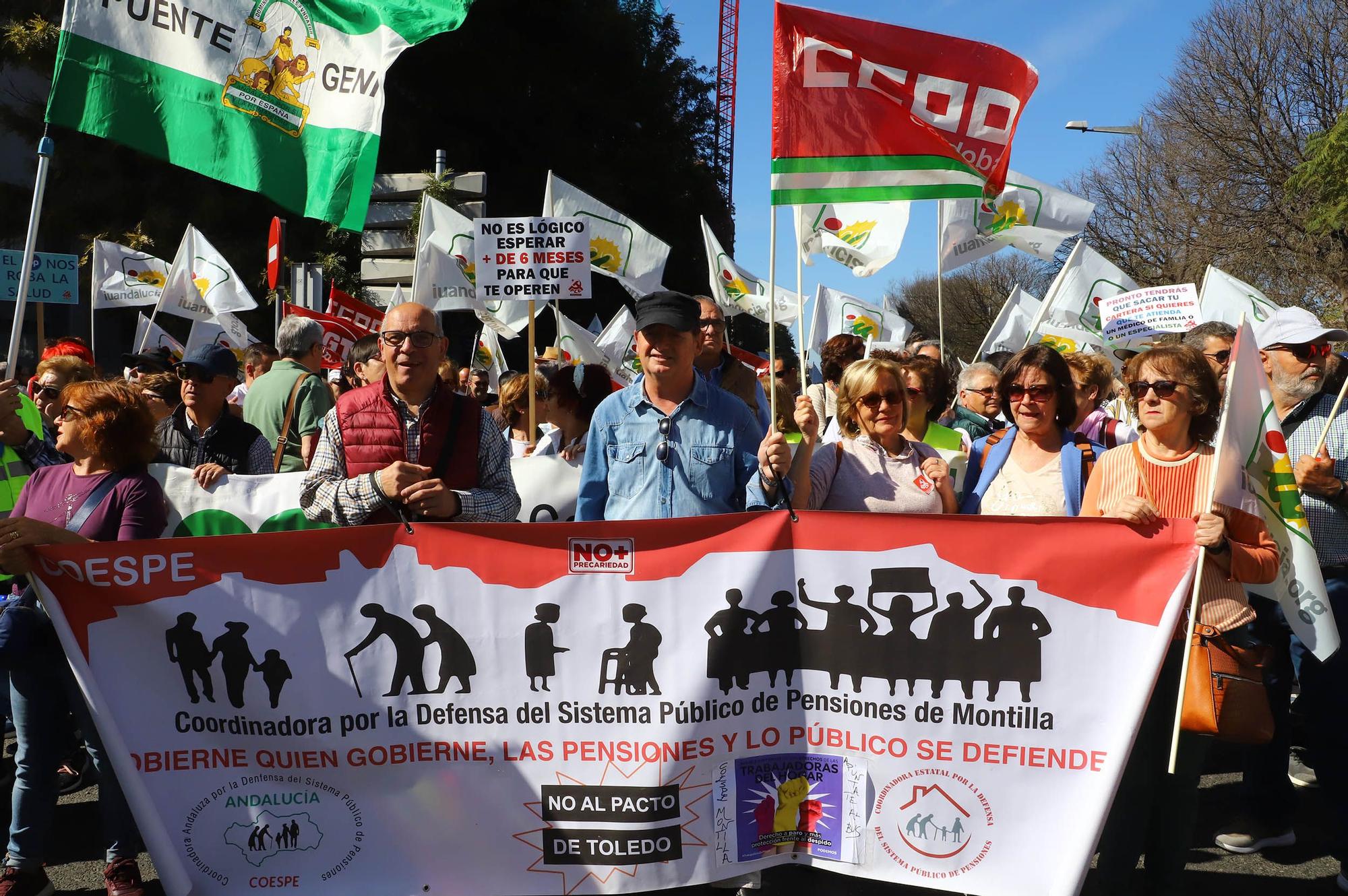 Manifestación en defensa de la sanidad pública