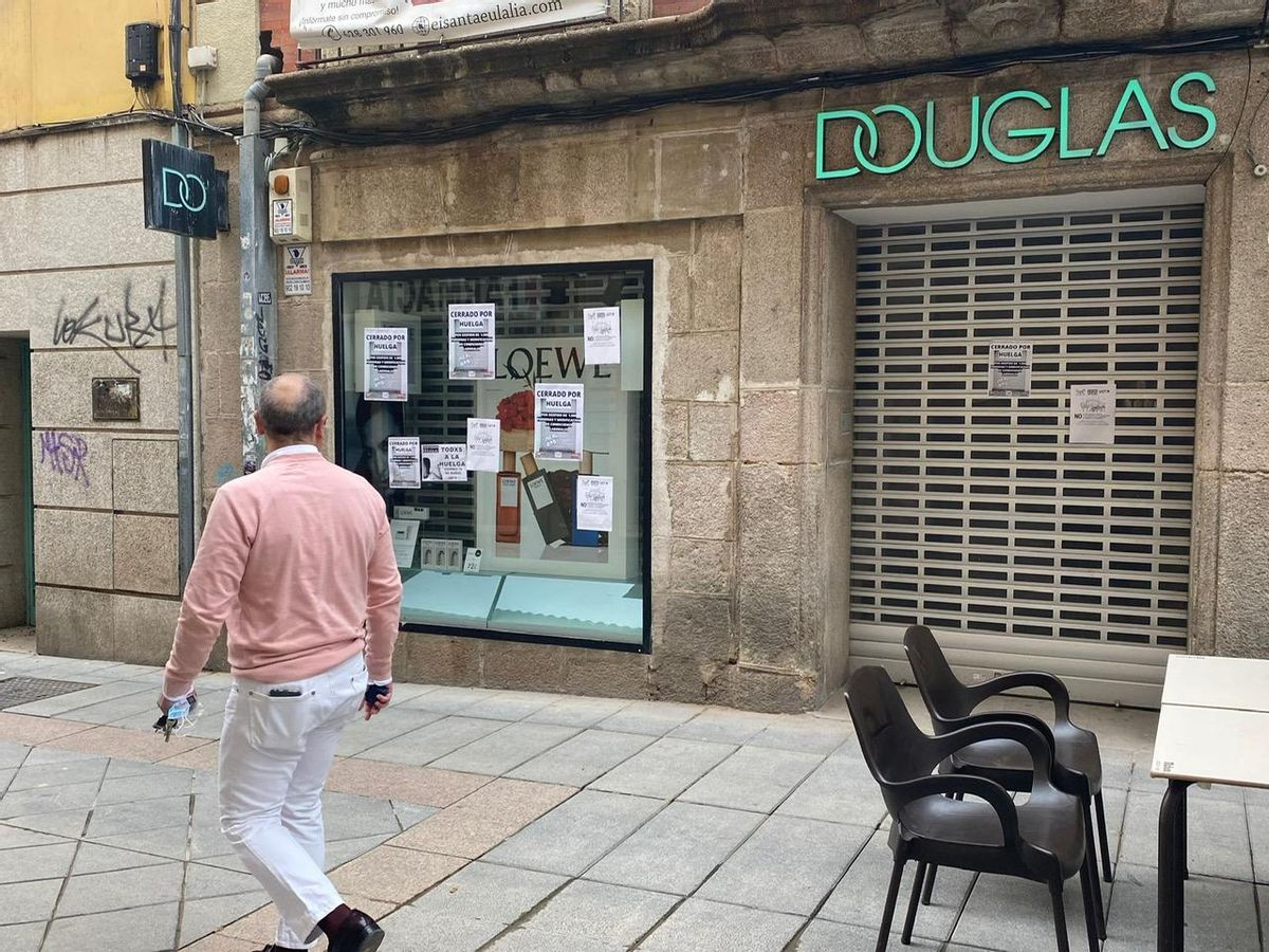 La protesta de Douglas en Mérida.