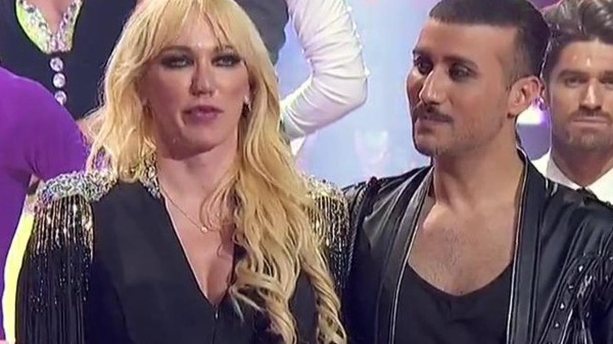 Topacio Fresh junto a Ibán, su pareja en 'Bailando con las estrellas'