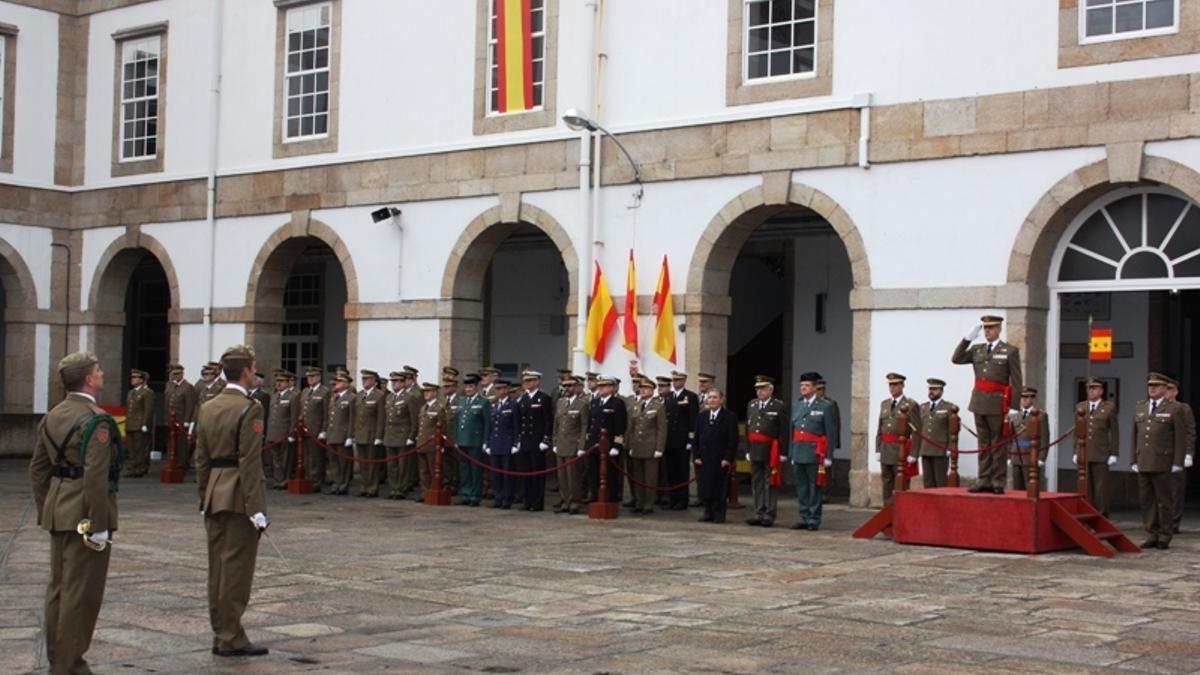 Celebración de la pascua militar en el cuartel de Atocha.