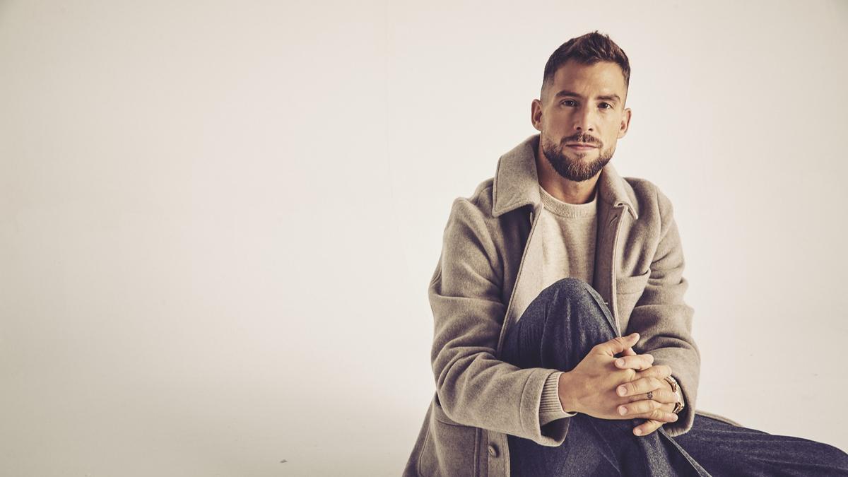 Iñígo Martínez, posando para el Club del Deportista