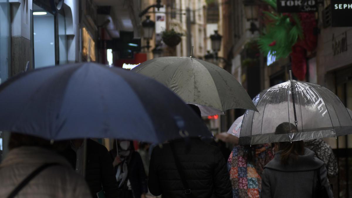 Lluvia en Murcia.