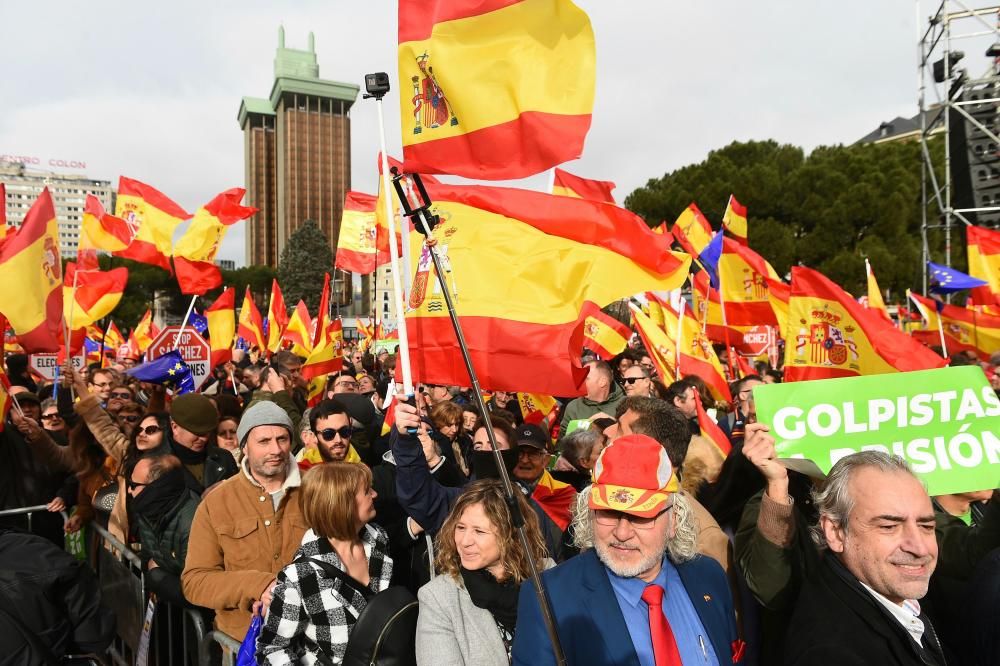 Las imágenes de la concentración en Madrid.