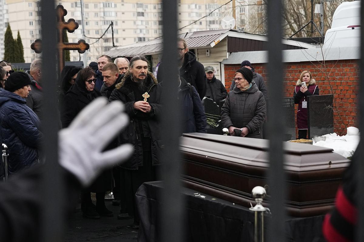 Funeral y ceremonia de despedida del político opositor ruso Alexei Navalny en Moscú