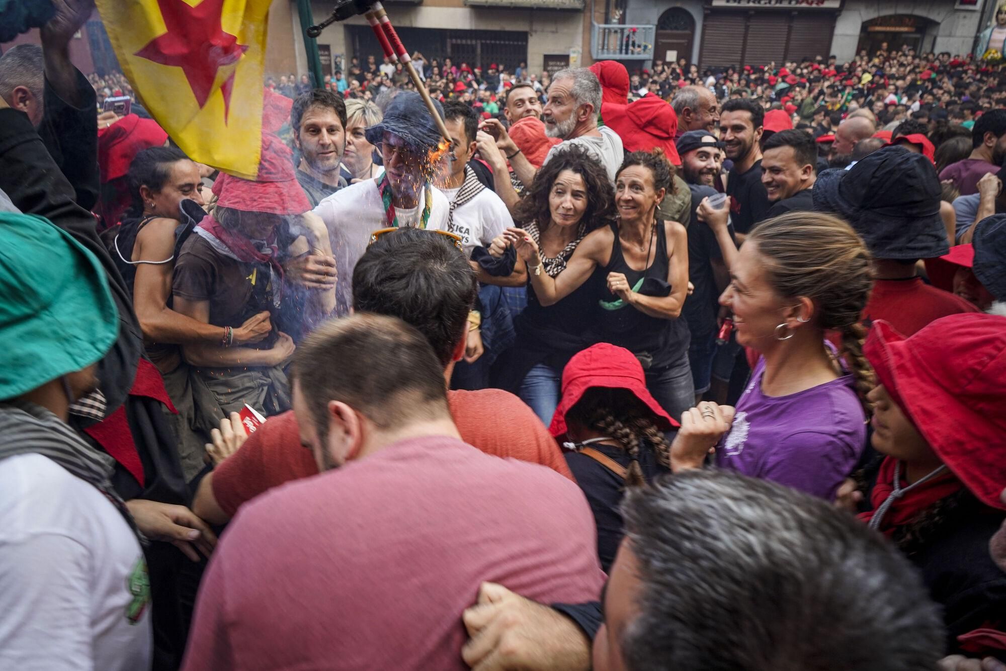 Així s'ha viscut el passacarrers de Patum de dissabte