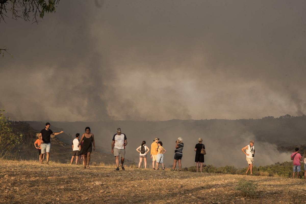 Incendio en El Pont de VIlomara