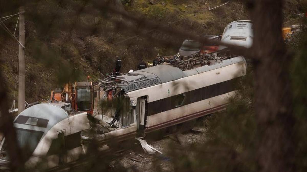 Tren Alvia siniestrado en Adamuz el 18 de enero pasado.