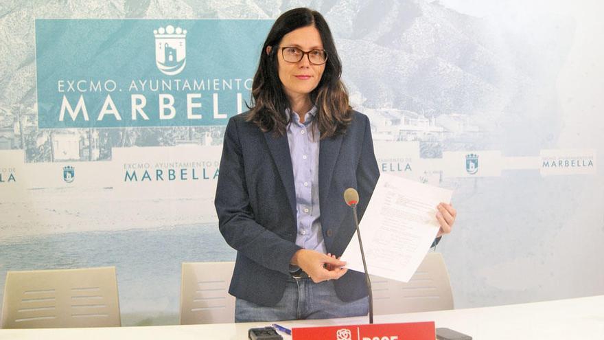 La concejala socialista Isabel Pérez.