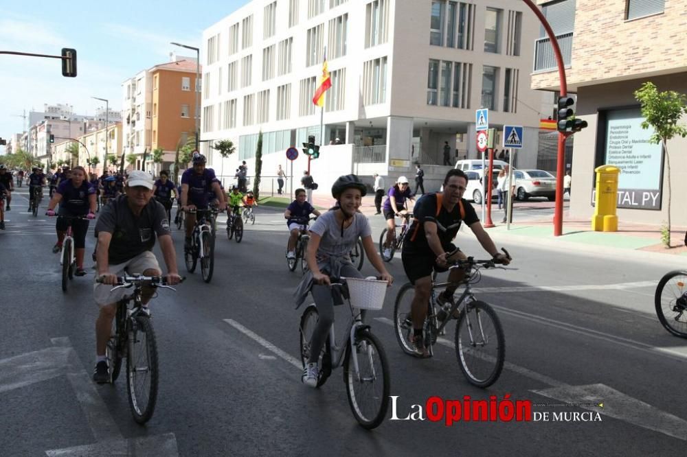 Ciclopaseo para clausular en Lorca los JDG