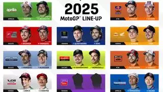 Así está la parrilla de MotoGP de 2025: solo dos plazas libres